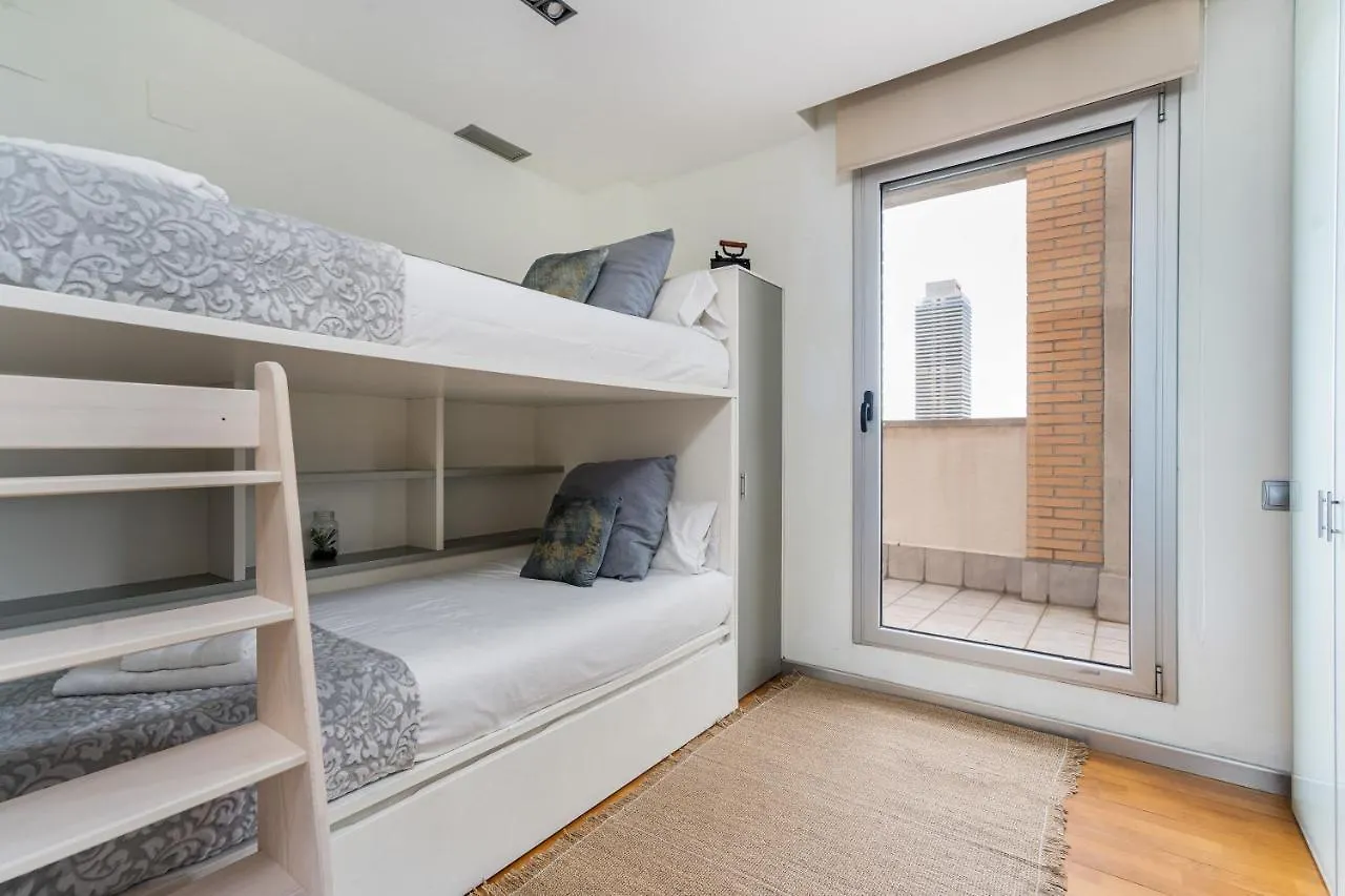 Lodging Apartments Beach Penthouse Near Center With Pool 巴塞罗那