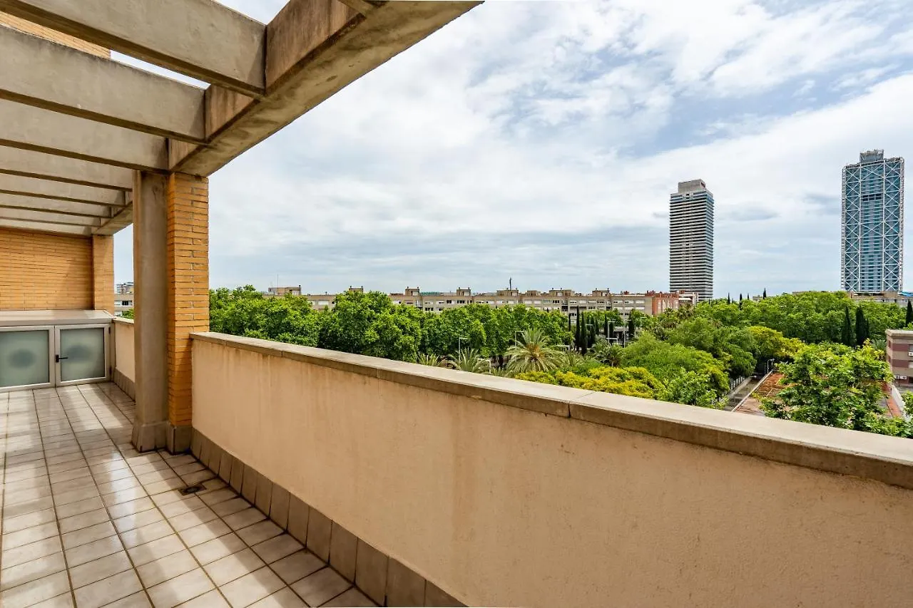 Lodging Apartments Beach Penthouse Near Center With Pool 巴塞罗那 0*,